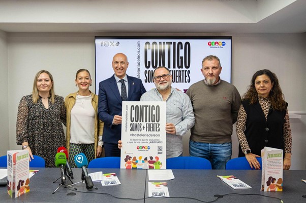 La Asociación de Hostelería y Turismo de León lanza la campaña «Contigo Somos + Fuertes»